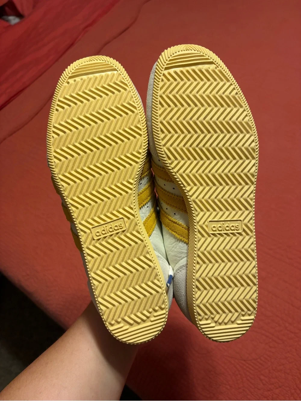 adidas Japan Low-Top Sneakers in White and Yellow
